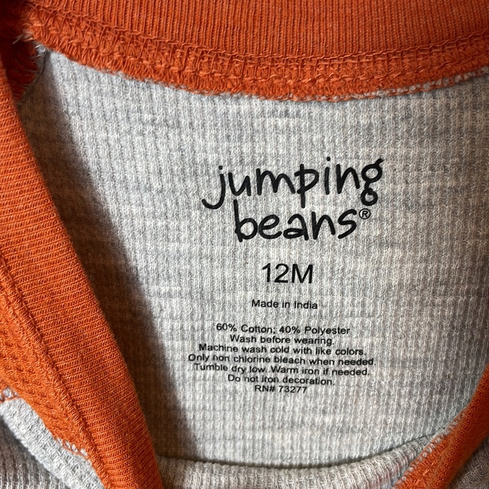 Jumping Beans Boys FALL Henley Long Sleeve Shirts Bundle Size 12 Months NWT - Picture 4 of 11